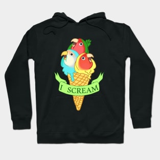 ice cream lovebirds Hoodie